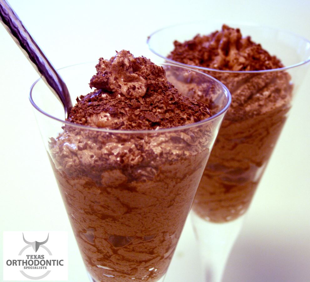 Chocholate Mousse for Braces on Valentine's Day