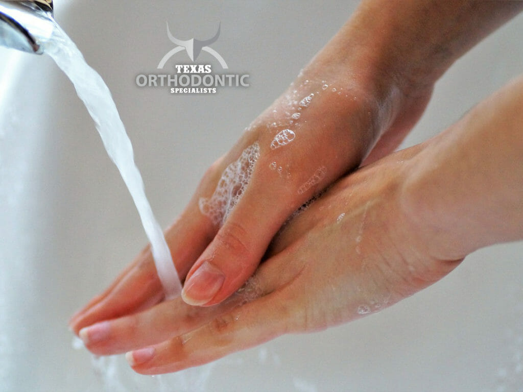 Covid-19 Handwashing at Texas Orthodontic Specialists