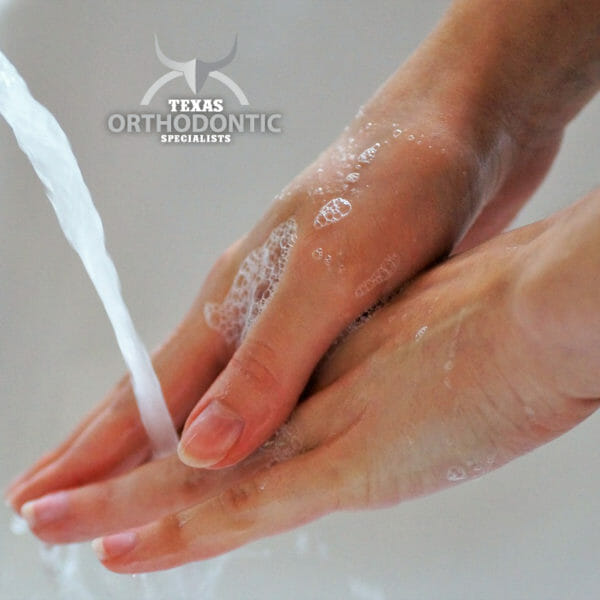 Covid-19 Handwashing at Texas Orthodontic Specialists
